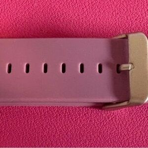 Heyday Pink Watch Band with Silver Accents
